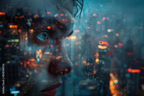 Urban Reverie: A Nighttime Glance