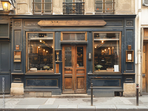 vintage style English storefront boutique