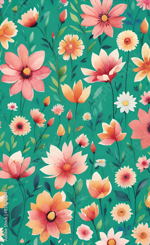 Wallpaper Mural Flower background  Torontodigital.ca