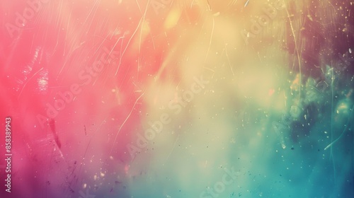 Abstract vintage film background with soft colors and scratches