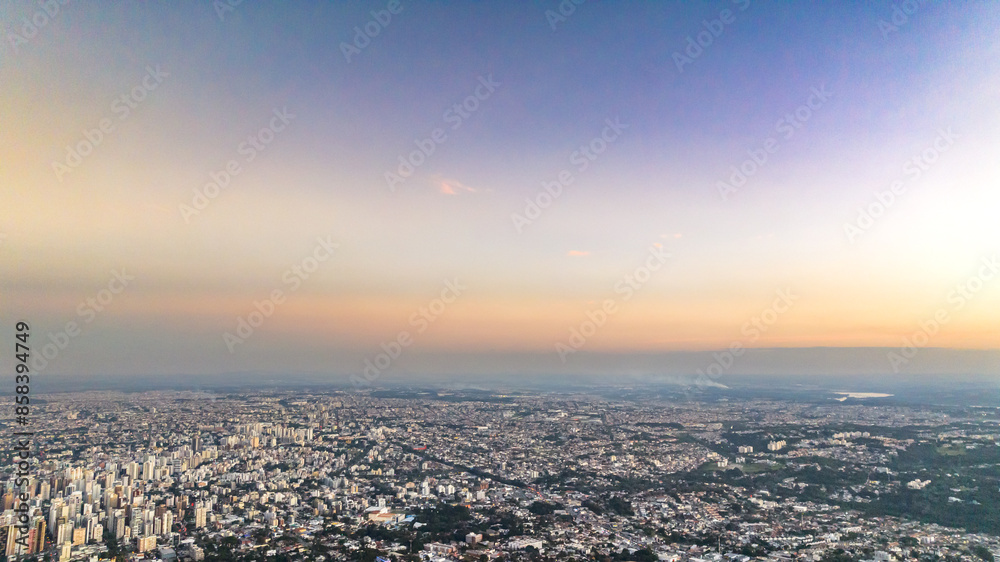 Curitiba in Paraná, Brazil. Aerial View. Curitiba in Paraná, Brazil. Aerial View.