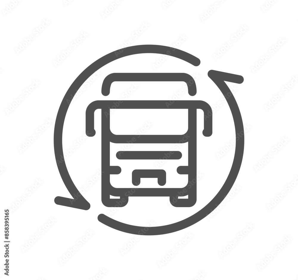 Truck logistics related icon outline and linear vector.
Truck logistics related icon outline and linear vector.