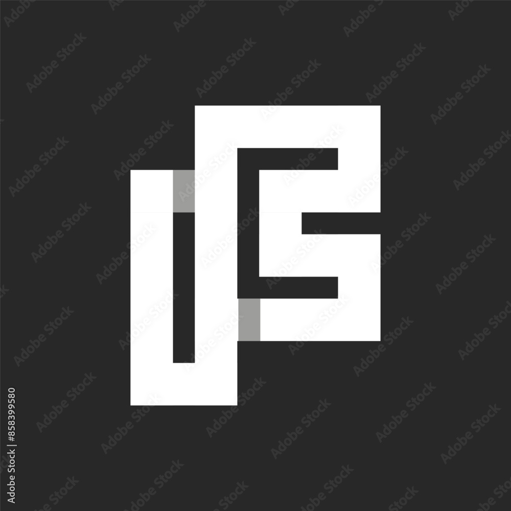 Initials IC or CI bold letters logo monogram from wide stripes on a black background. Overlapping white parallel lines with shadows in shape two letters C and I creative identity logotype. Initials IC or CI bold letters logo monogram from wide stripes on a black background. Overlapping white parallel lines with shadows in shape two letters C and I creative identity logotype.