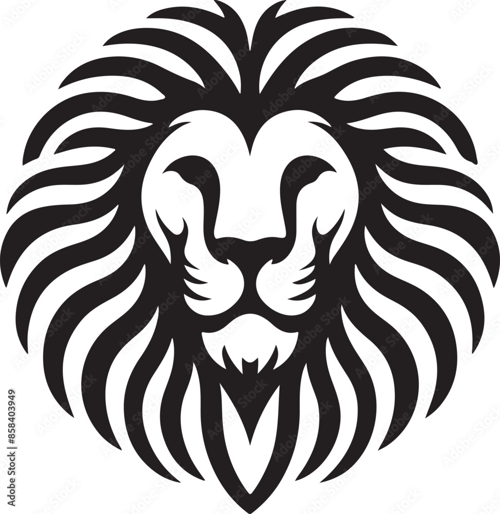 Fototapeta premium lion head logo