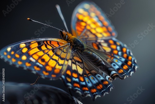 Vibrant Butterfly with Detailed Wings