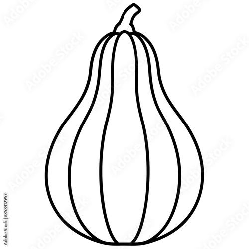 Simple clean squash icon vector illustration.