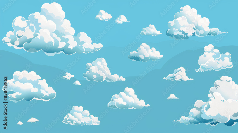 Cloudy backgrounds, cloud shapes, and cloud icons designed for use in digital projects. Cloudy backgrounds, cloud shapes, and cloud icons designed for use in digital projects.