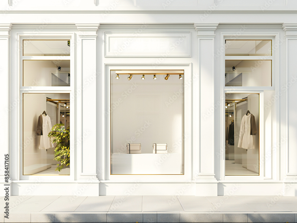 storefront fashion boutique mockup storefront fashion boutique mockup