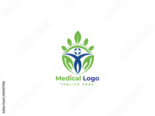 Medical Business Logo Vector Template.