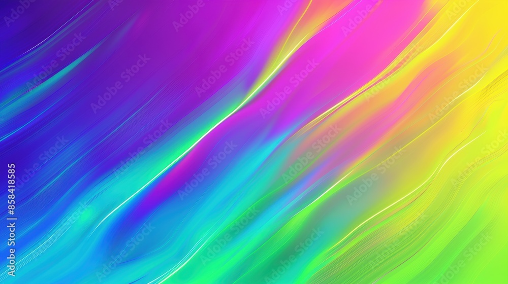 Obraz premium Abstract diagonal gradient with vibrant neon colors