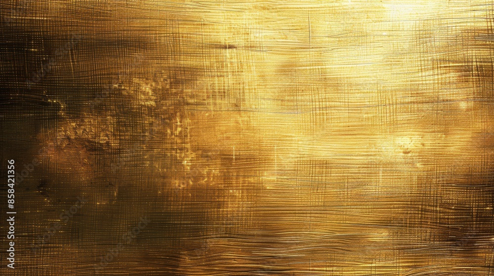 Golden brass textured horizontal background Golden brass textured horizontal background
