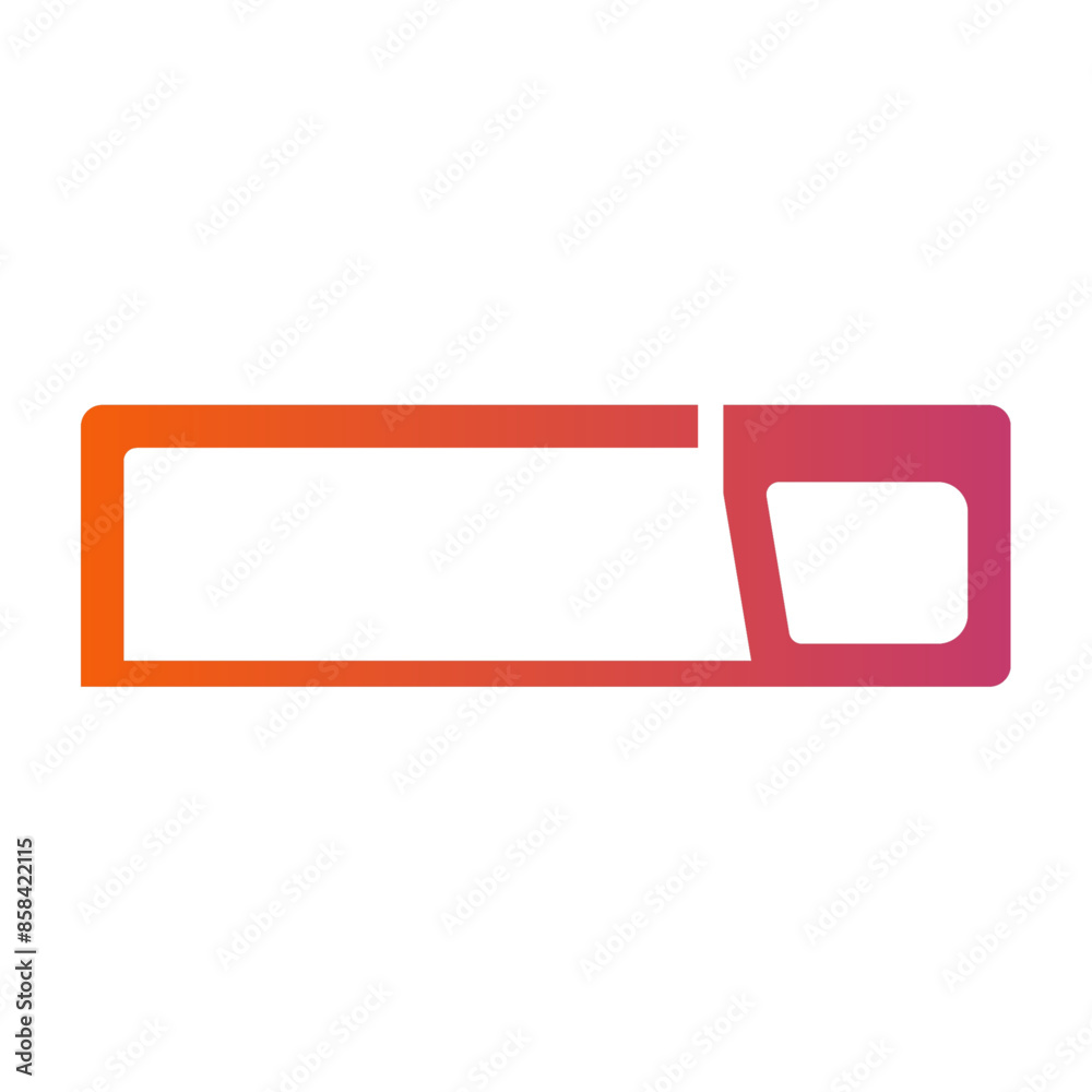 Hacksaw gradient icon vector for mobile app, website, logo and presentation design. Hacksaw gradient icon vector for mobile app, website, logo and presentation design.