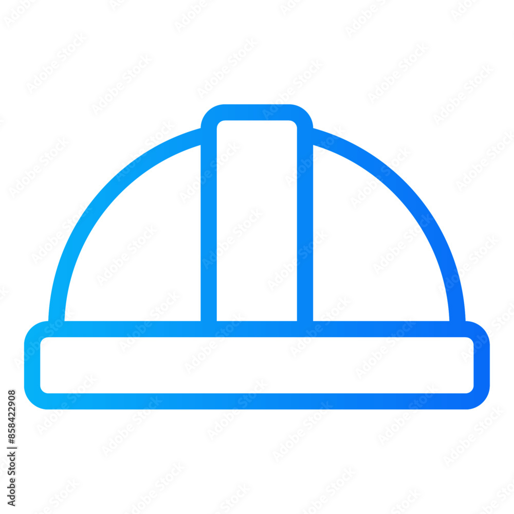 Hat line gradient icon vector for mobile app, website, logo and presentation design. Hat line gradient icon vector for mobile app, website, logo and presentation design.