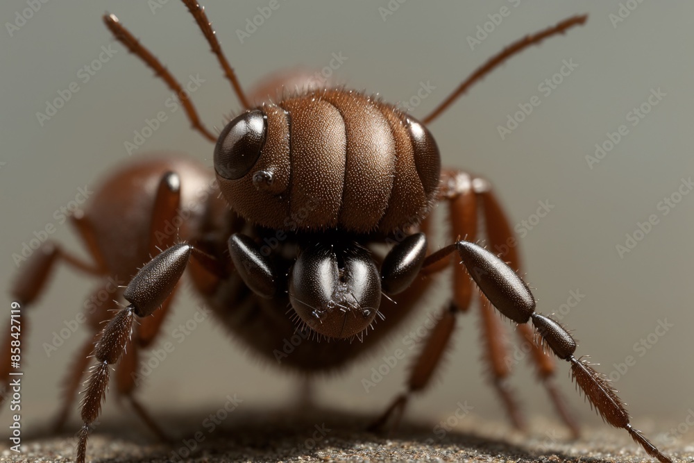 Micro view of an ants exoskeleton Micro view of an ants exoskeleton