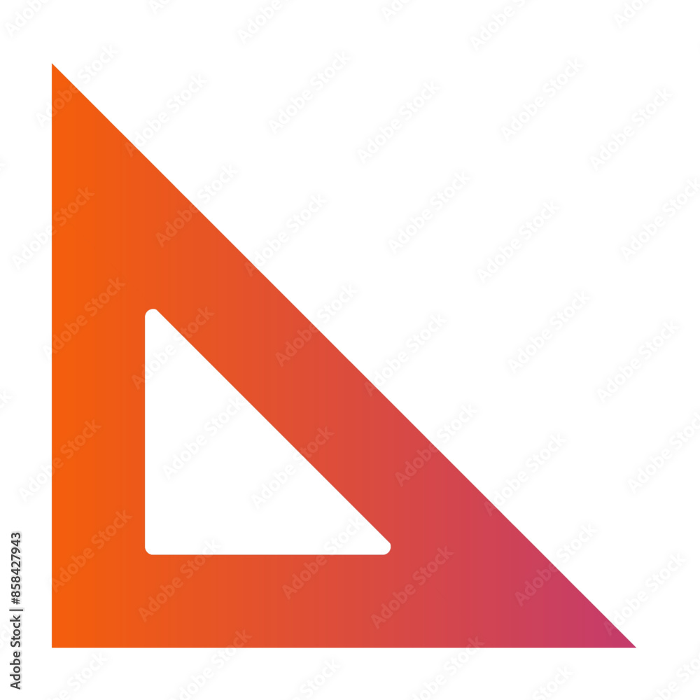 Set Square gradient icon vector for mobile app, website, logo and presentation design. Set Square gradient icon vector for mobile app, website, logo and presentation design.
