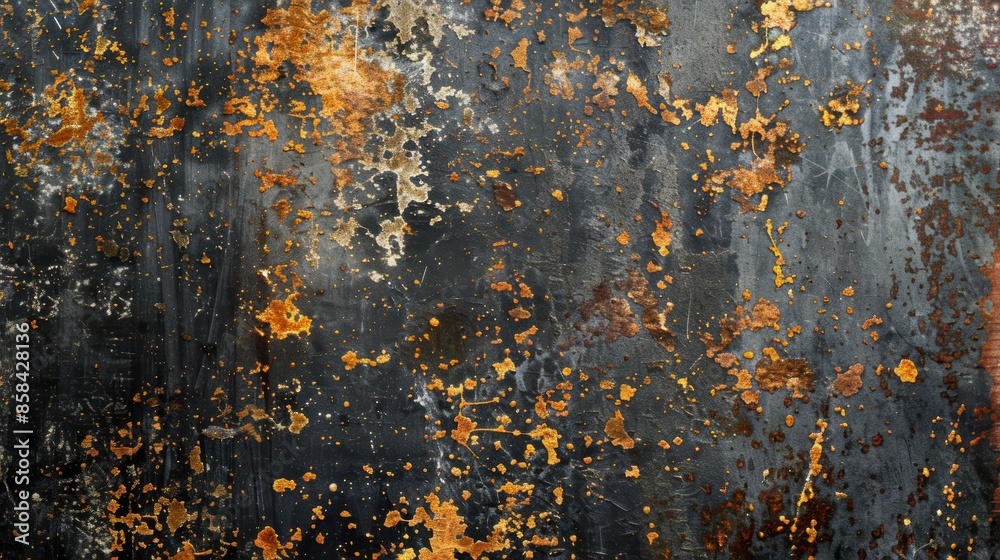 Grunge metal texture with scattered rust Grunge metal texture with scattered rust