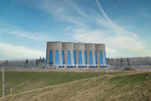 Gardiner Dam And Hydroelectric Station, Lake Diefenbaker, Saskatchewan