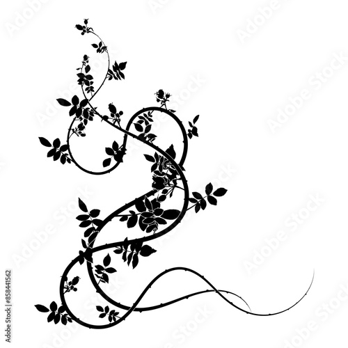 hop branch for decorating printing for holidays
