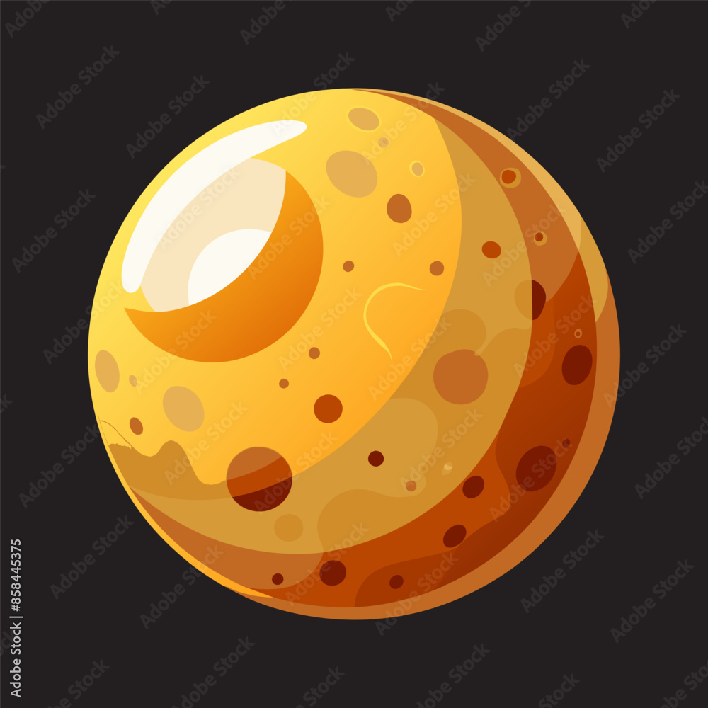 Fototapeta premium Moon illustration