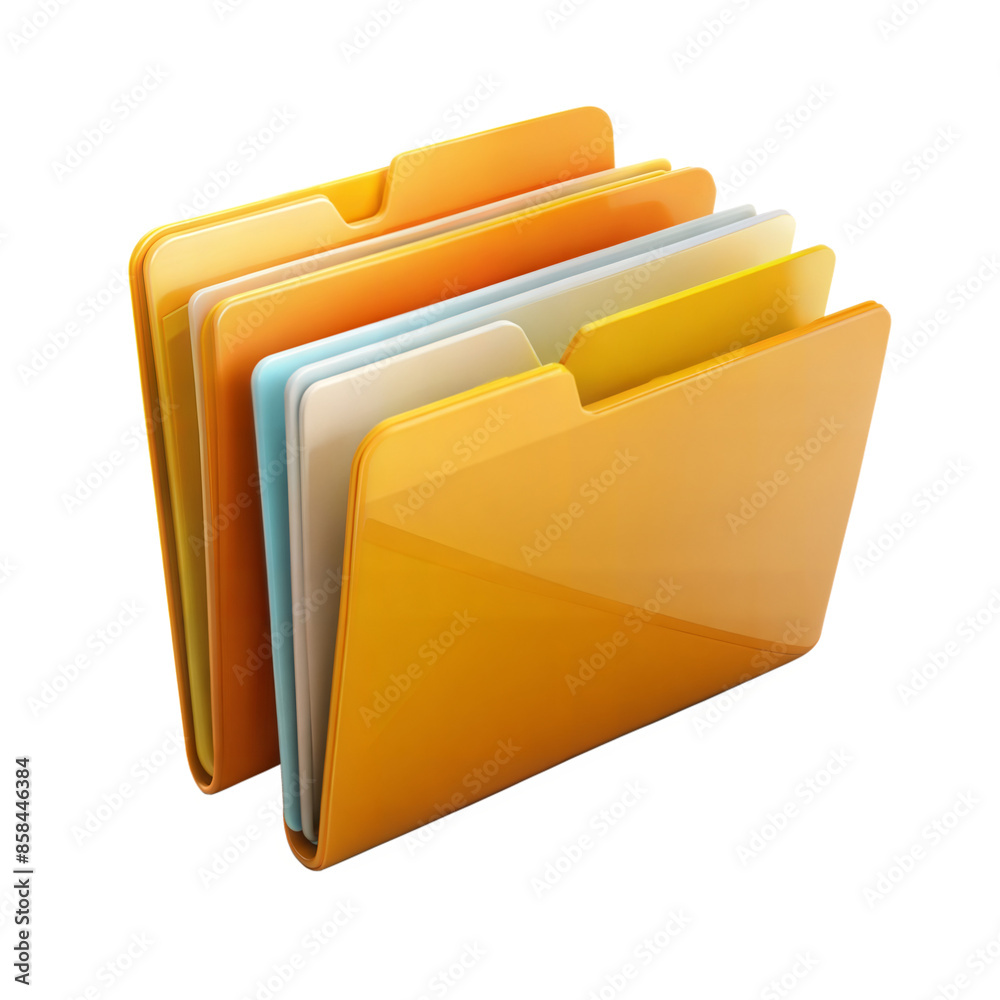 folder and file on transparent background folder and file on transparent background