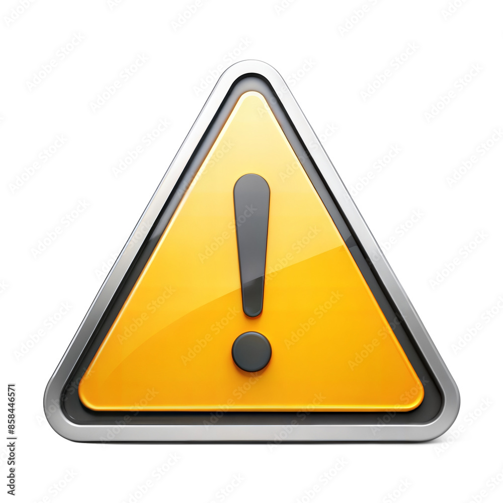 warning on transparent background warning on transparent background