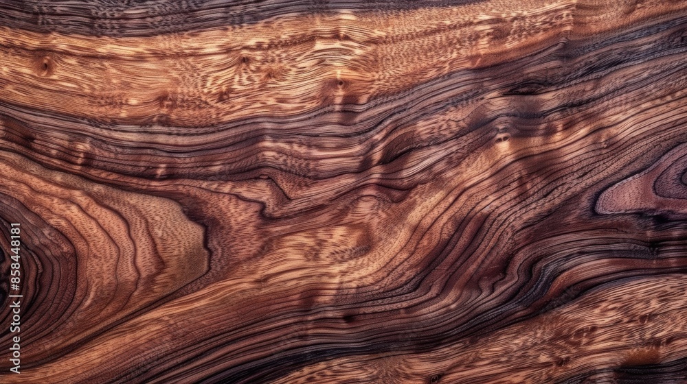 Rich dark wood grain texture close-up Rich dark wood grain texture close-up