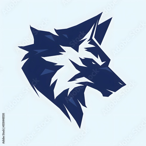 wolf head mascot photo