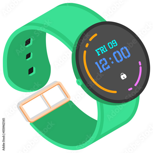 Isometric Smart Watch Icon