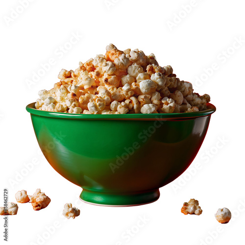Popcorn on Transparent Background