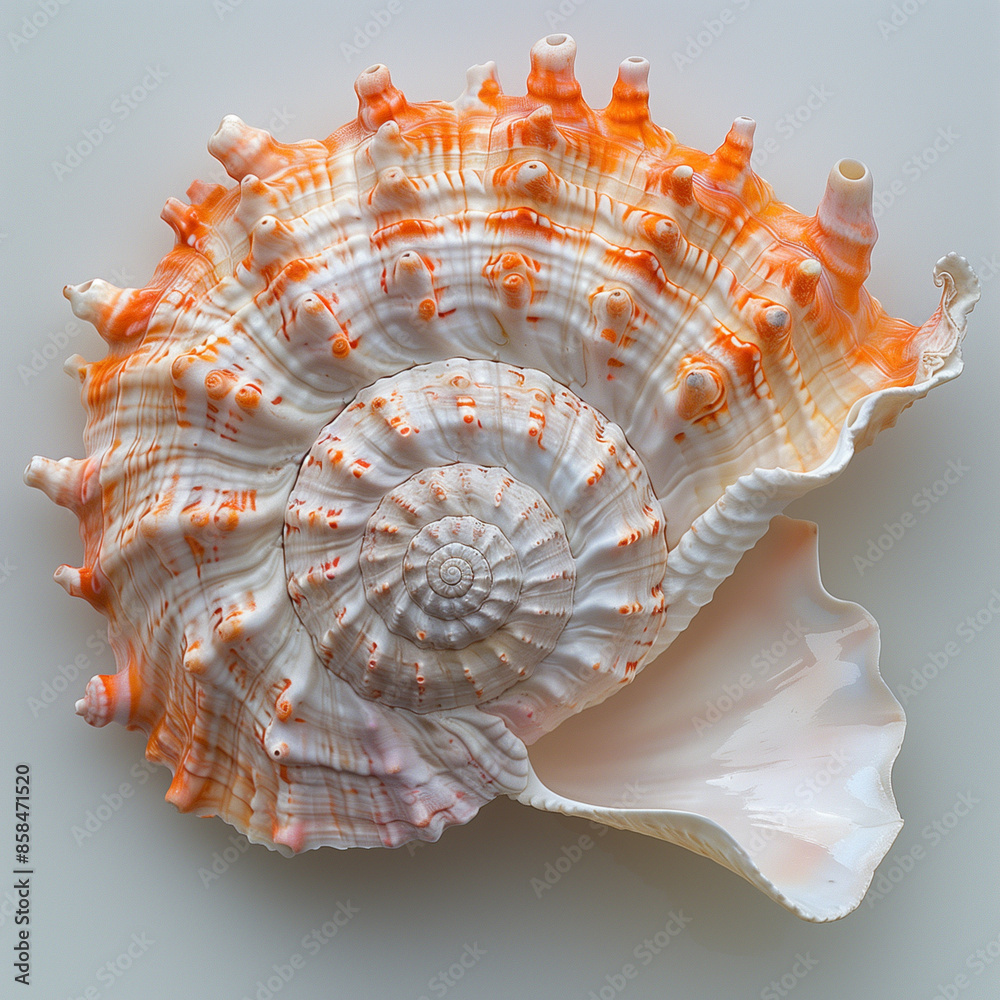 seashell isolated on white background seashell isolated on white background
