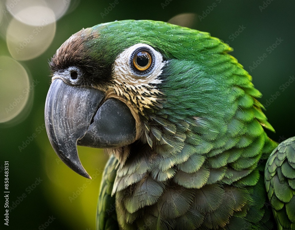 Obraz premium Amazon parrots, which are often called amazons, are large members of the Psittacidae family. They are mostly native to South America.