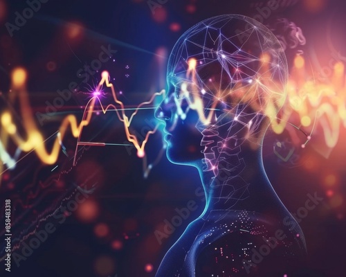 Rhythmic Adenosine Visualization Dynamic Energy Waves and Molecular Patterns