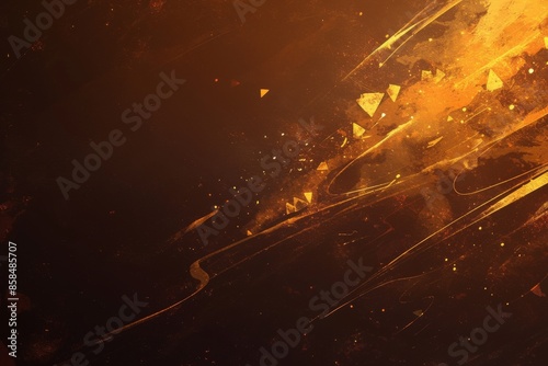 Dark abstract background with abstract shapes and forms