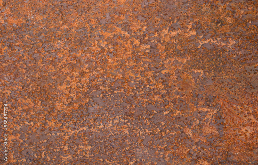 Rusty cast brown iron industrial background - copy space Rusty cast brown iron industrial background - copy space
