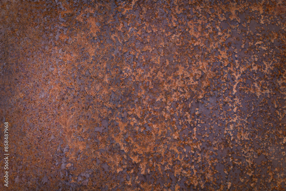 Rusty cast brown iron industrial background - copy space Rusty cast brown iron industrial background - copy space