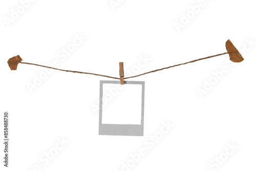 polaroid frame. vector file. isolated. transparent
