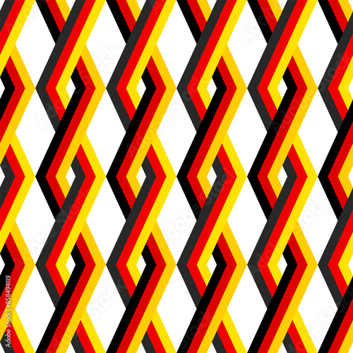 rhombus background. germany flag pattern. vector illustration
