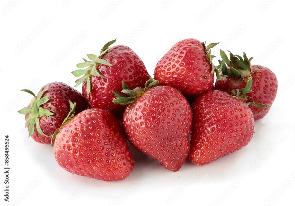 red,tasty strawberries and flowers close up red,tasty strawberries and flowers close up