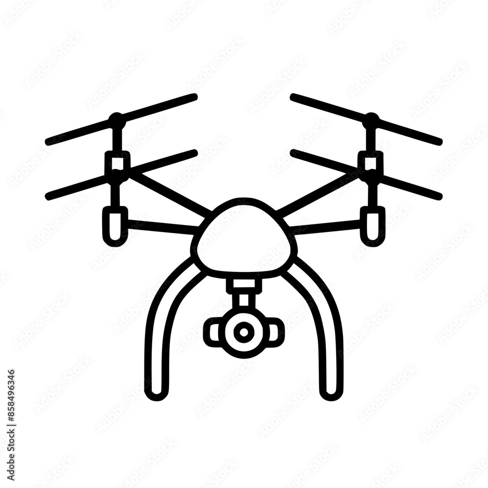 Fototapeta premium Drone icon, Drone illustration, drone png, drone svg, drone vector, technology icon, nature icon, robot icon, web icon, business icon, Files for Cricut, Craft Supplies Tools, Clip Art Image Files, 