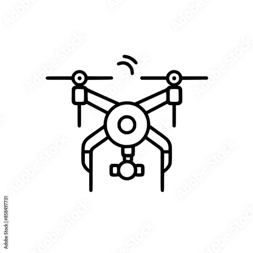 Drone icon, Drone illustration, drone png, drone svg, drone vector, technology icon, nature icon, robot icon, web icon, business icon, Files for Cricut, Craft Supplies Tools, Clip Art Image Files, Can