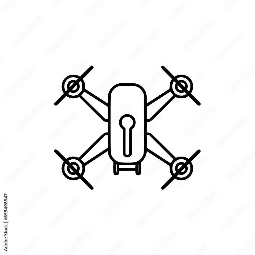 Drone icon, Drone illustration, drone png, drone svg, drone vector, technology icon, nature icon, robot icon, web icon, business icon, Files for Cricut, Craft Supplies Tools, Clip Art Image Files, Can