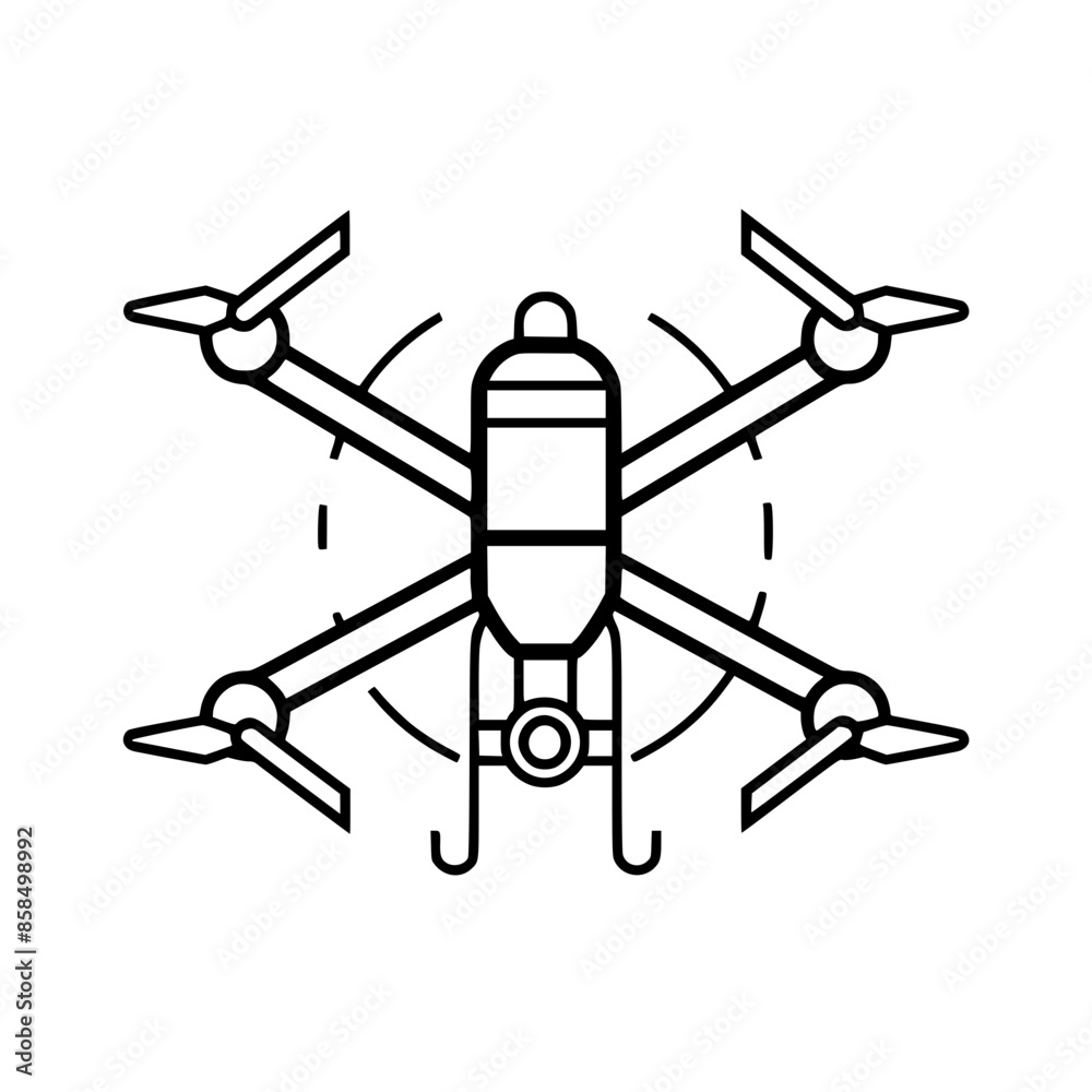 Drone icon, Drone illustration, drone png, drone svg, drone vector, technology icon, nature icon, robot icon, web icon, business icon, Files for Cricut, Craft Supplies Tools, Clip Art Image Files, Can