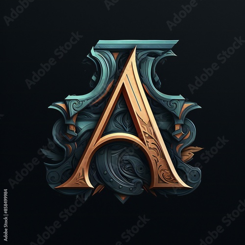 A letter logo