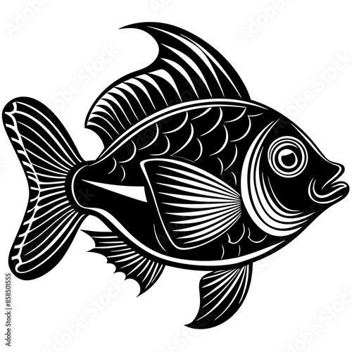 Hawaiian fish vector illustration