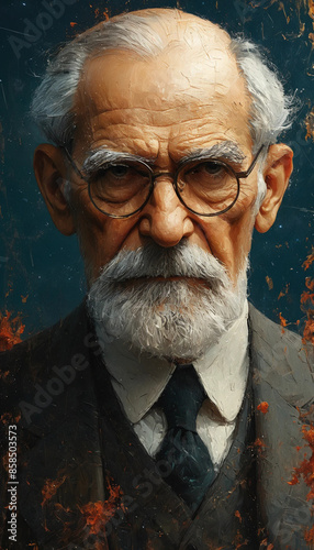 Conceptual art by Sigmund Freud photo