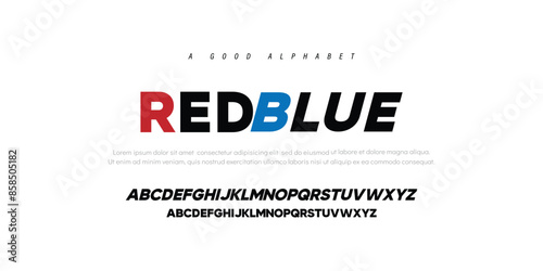 Modern stylish capital alphabet letter logo design