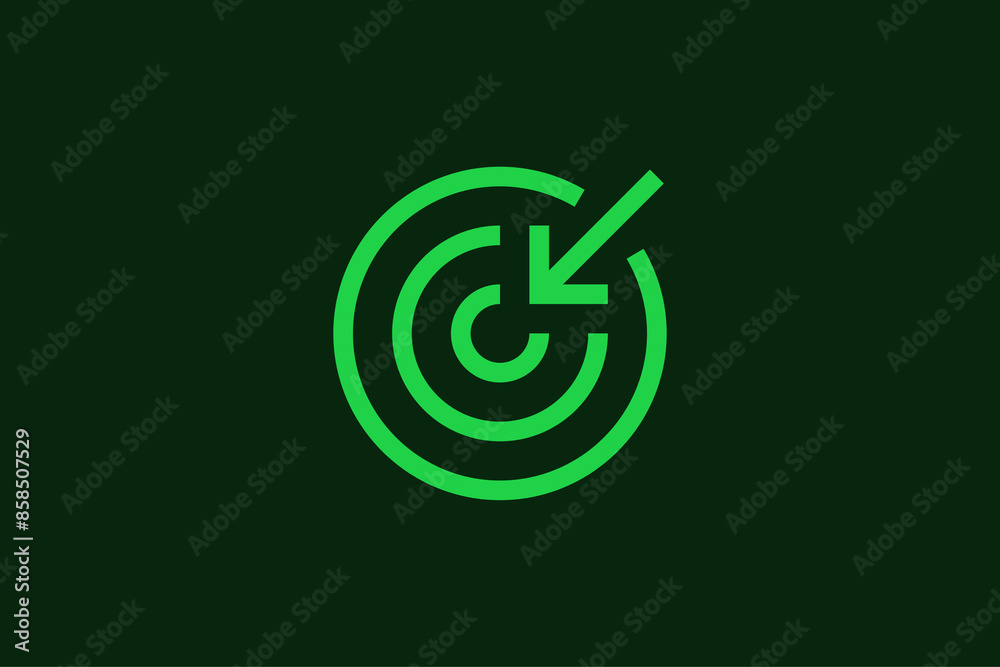 goal business illustration in flat style design. Vector illustration. goal business illustration in flat style design. Vector illustration.