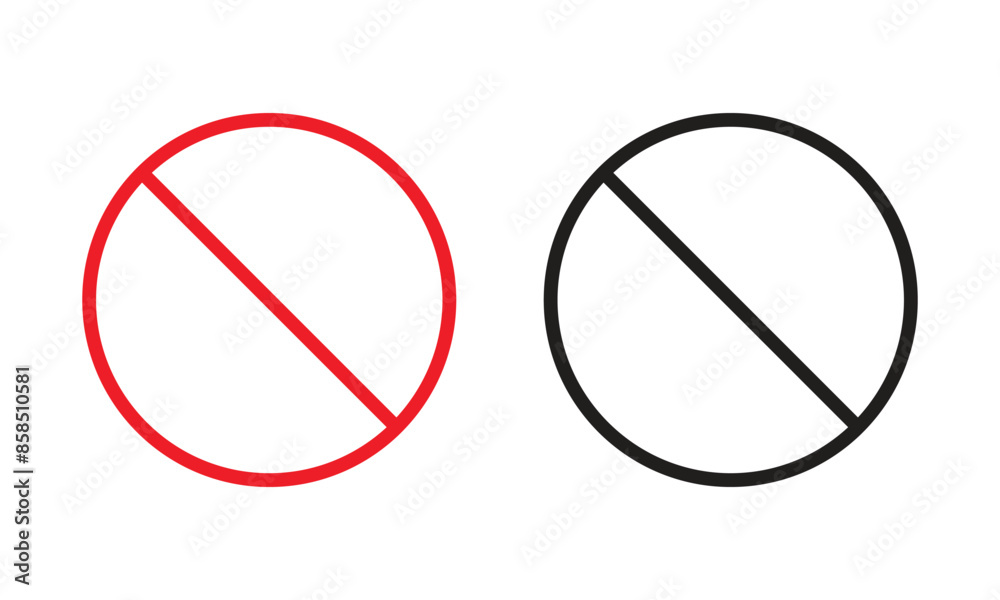 Forbidden sign not allowed in red and black. Ban icon symbol. Stop entry sign. Prohibited mark signs isolated on transparent background. EPS 10 Forbidden sign not allowed in red and black. Ban icon symbol. Stop entry sign. Prohibited mark signs isolated on transparent background. EPS 10