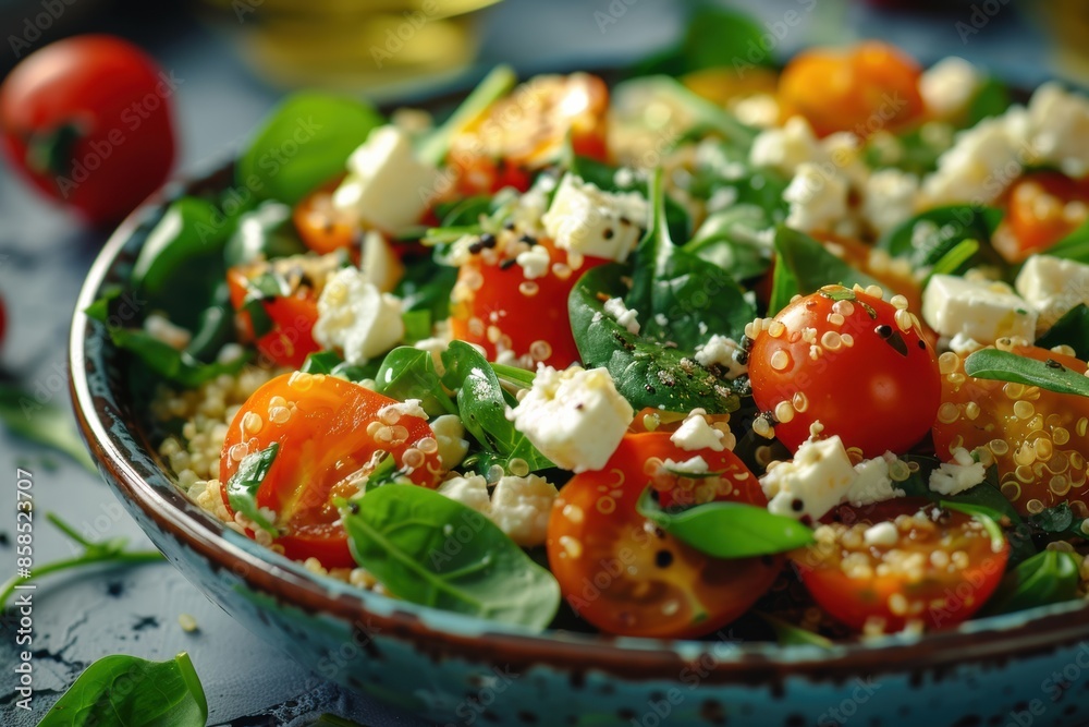 Quinoa Salad With Cherry Tomatoes and Feta Quinoa Salad With Cherry Tomatoes and Feta