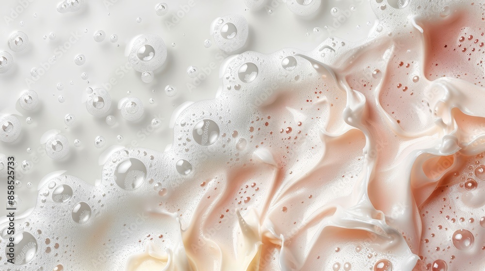 White soap lather White soap lather
